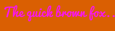Image with Font Color F818E9 and Background Color DA5F02